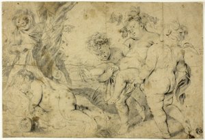 Az ifjú Bacchus és társai alkotó: Anthony van Dyck