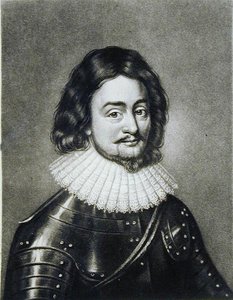 V. Frigyes (1596-1632) cseh király, Rajna nádor választófejedelem, illusztráció a Brit történelemben illusztris karakterek portréiból, metszett: Robert Dunkarton (1744-1817 körül) (mezzotint)