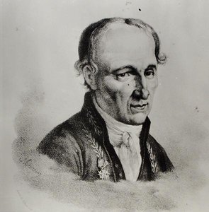 Rene Just Hauy (1743-1822) portréja (litho) (f/w fotó) alkotó: Antoine (after) Maurin