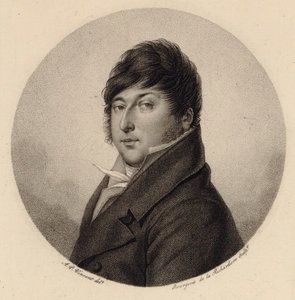 Rodolphe Kreutzer zeneszerző portréja 1766-1831. alkotó: Antoine Achille Bourgeois de La Richardiere