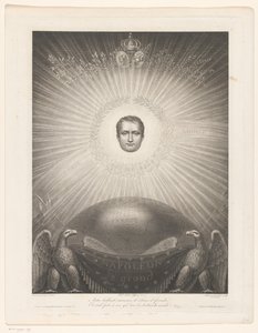 Napóleon Bonaparte dicsőítése alkotó: Antoine Aubert