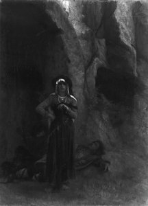Őrségben, 186070. alkotó: Antoine Auguste Ernest Hebert