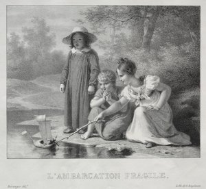 LAmbarcation törékeny. alkotó: Antoine Beranger