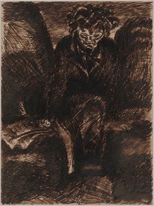 Beethoven, c. 1922. alkotó: Emile-Antoine Bourdelle
