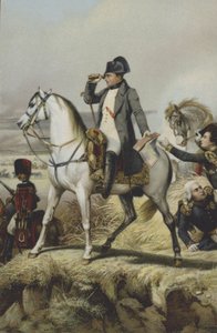Napóleon a Wagramban alkotó: Antoine Charles Horace Vernet