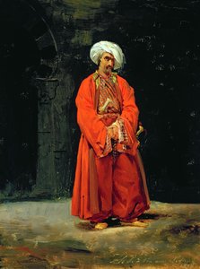 Egy keleti portré, 1818 alkotó: Antoine Charles Horace Vernet