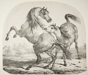 Vadlovak harca, 1820 körül alkotó: Antoine Charles Horace Vernet