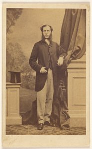 [Azonosítatlan férfi hosszú birkabajszú, állva] alkotó: Antoine Claudet