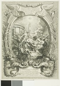 A Dauphin dicsőségének allegóriája alkotó: Antoine Coypel