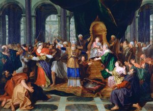 Athaliat kiűzték a templomból, 1697 előtt festették
