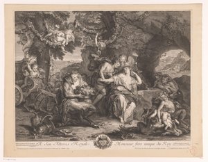 Bacchus és Ariadné alkotó: Antoine Coypel