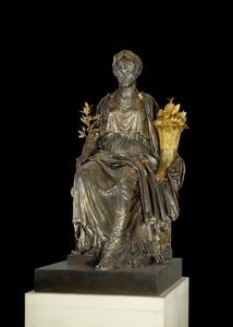 La Paix Antoine Denis Chaudet (1763-1810) és Louis Jean Baptiste Cheret (1760-1832) ezüst- és bronzszobra a Palais des Tuileries-i Salon de la Paix-ból. Párizs, Louvre Múzeum.