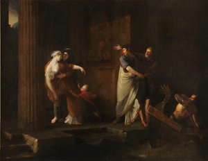 Brutus és Portia búcsúja, 1799 alkotó: Antoine Dubost