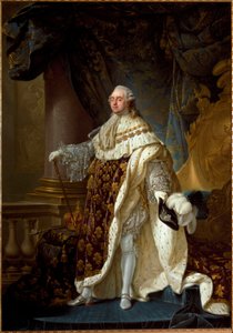 XVI. Lajos portréja a koronázási ruhával, 1781 körül (olaj, vászon)