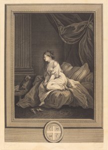 Ha olyan hűséges lenne hozzám alkotó: Antoine Francois Dennel after Jean Honoré Fragonard