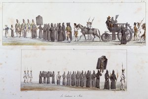 Halálra ítélte Antoine Jean-Baptiste Thomas (1791-1834), akvarell