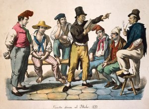 Mesélő a vádlottak padján, Antoine-Jean-Baptiste Thomas (1791-1834), print, Franciaország