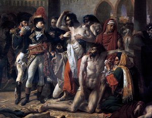 Bonaparte Napóleon látogatása a jaffai pestisjárványban, 1799. március 11., 1804.