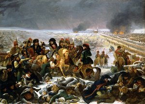 Napóleon az eilaui csatamezőn, 1807 alkotó: Antoine Jean Gros