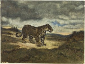 Jaguár állva alkotó: Antoine Louis Barye