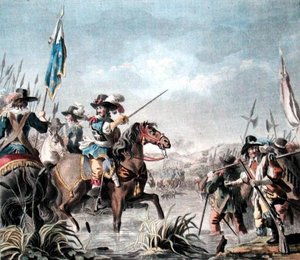 Staffarda győzelme (1690), vésette: Jean Baptiste Morret (fl.1790-1820)