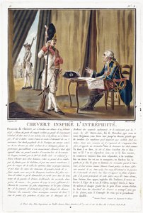 Francois Chevert (1695-1769) bátorságra ösztönöz, vésette: Jean Baptiste Morret (fl.1790-1820), 1789