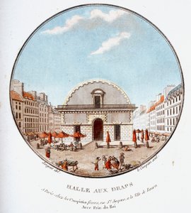 Őrmester prittoreszk kilátásában Párizs fő épületeire alkotó: Antoine Louis Francois Sergent Marceau