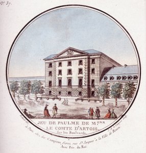 Artois számlájának tenyérjátéka a körúton. Őrmester prittoreszk kilátásában Párizs fő épületeire alkotó: Antoine Louis Francois Sergent Marceau