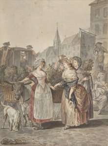 A viráglány A kis virágárus, n.d. alkotó: Antoine Louis Francois Sergent-Marceau