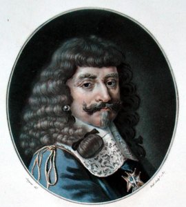 Lotaringiai Henrik, Harcourt első grófja (1601-66), Ride metszete, 1787. alkotó: Antoine Louis Francois after Sergent Marceau
