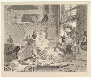 A gazda családja.n.d alkotó: Antoine Louis Romanet