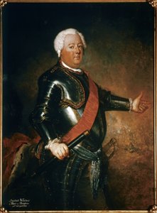 FRIEDRICH WILHELM I: 1733 után (olaj, vászon). alkotó: Antoine Pesne
