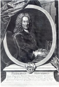 Friedrich Hoffmann, F.G Wolffgang metszete, 1735 alkotó: Antoine Pesne
