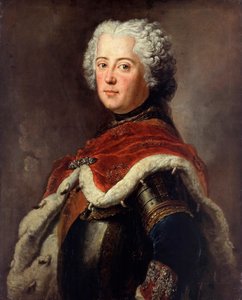 II. Porosz Frigyes portréja (Frederic II de Prussia, dit le Grand