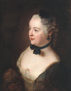Fiatal nő portréja alkotó: Antoine Pesne