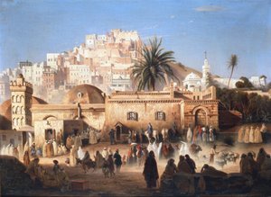 „El Mecolla mecsete, Algír”, 1821-1849 alkotó: Antoine Victor Joinville
