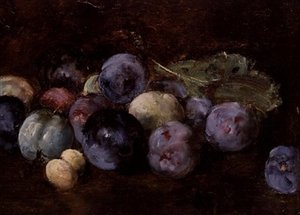 Szilvás csendélet, 1874
