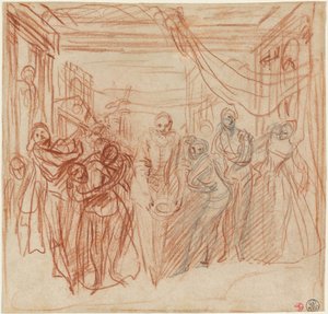 Olasz komikusok meghajolnak alkotó: Antoine Watteau