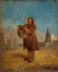 Savoyard mormotával, más néven "The Groundhog" alkotó: Jean Antoine Watteau