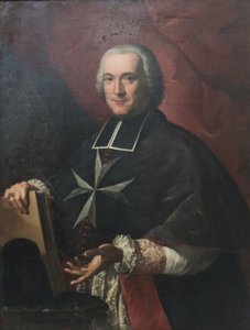 Giovanni Domenico Mainardi nagyprior portréja alkotó: Antoine de Favray