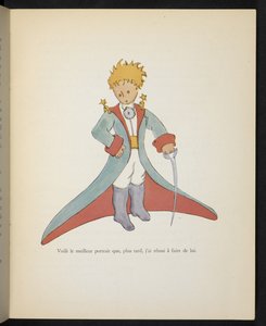 Íme a legjobb portré, amit később sikerült róla készítenem, illusztráció Antoine de Saint-Exupéry "Le Petit Prince" című művéből.