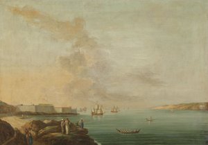 Kilátás a Dardanellákra alkotó: Antoine van der Steen