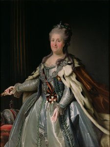 II. Katalin portréja (1729-96) alkotó: Anton Albertrandi