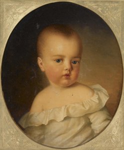 Ausztriai Mária Terézia 1849-1919 gyermekkori portréja, 1850