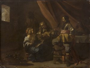 Holland: Zenélés egy belső koncerten alkotó: Anton Goubau