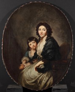 Elisabeth Sophia Augusta Graff, születési neve Sulzer (1753–1812) és lánya, Caroline Susanne (1781–1828)