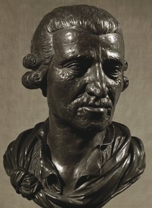 Joseph Haydn. Öntött ólom mellszobor ... alkotó: Anton Grassi