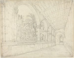 A Santa Maria di Gesù kolostor Palermóban alkotó: Anton Hallmann