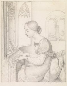 Szent Cecília alkotó: Anton Josef Dräger