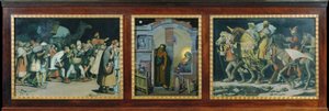 Karácsonyi triptichon alkotó: Anton Josef von Kenner